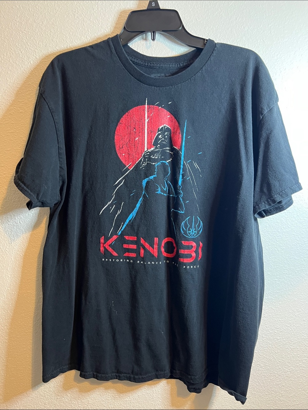 Star Wars Black Tee with Red Graphic